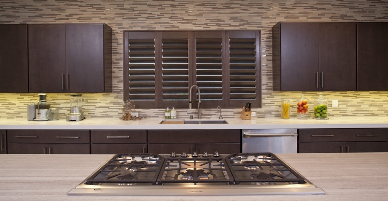 Bluff City wood shutter kitchen